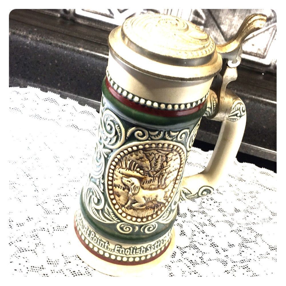 Vintage Avon Beer Stein Fishing/Hunting 1978